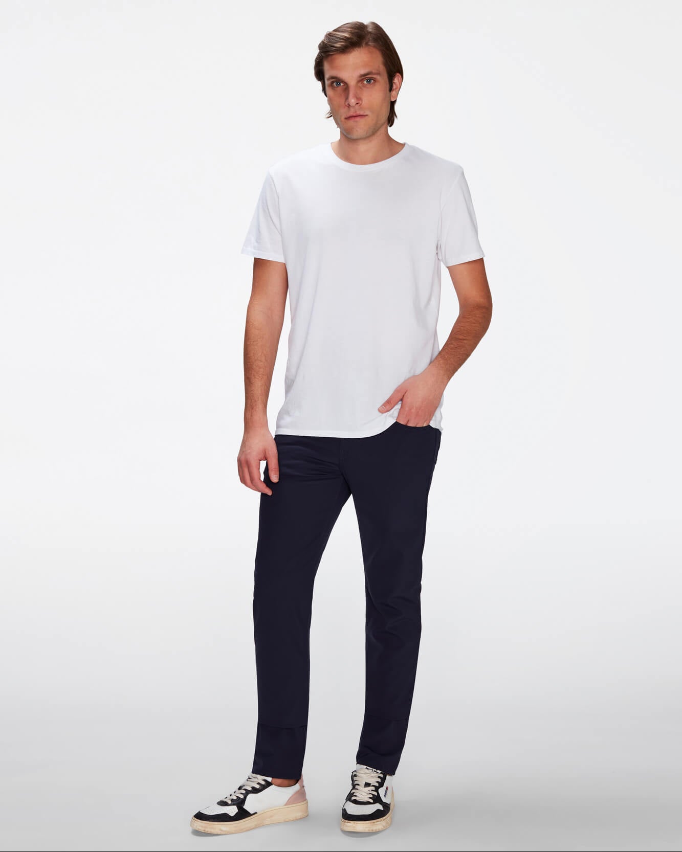 7 For All Mankind Tech Series Slimmy Tapered in Navy 7T042C67XNV