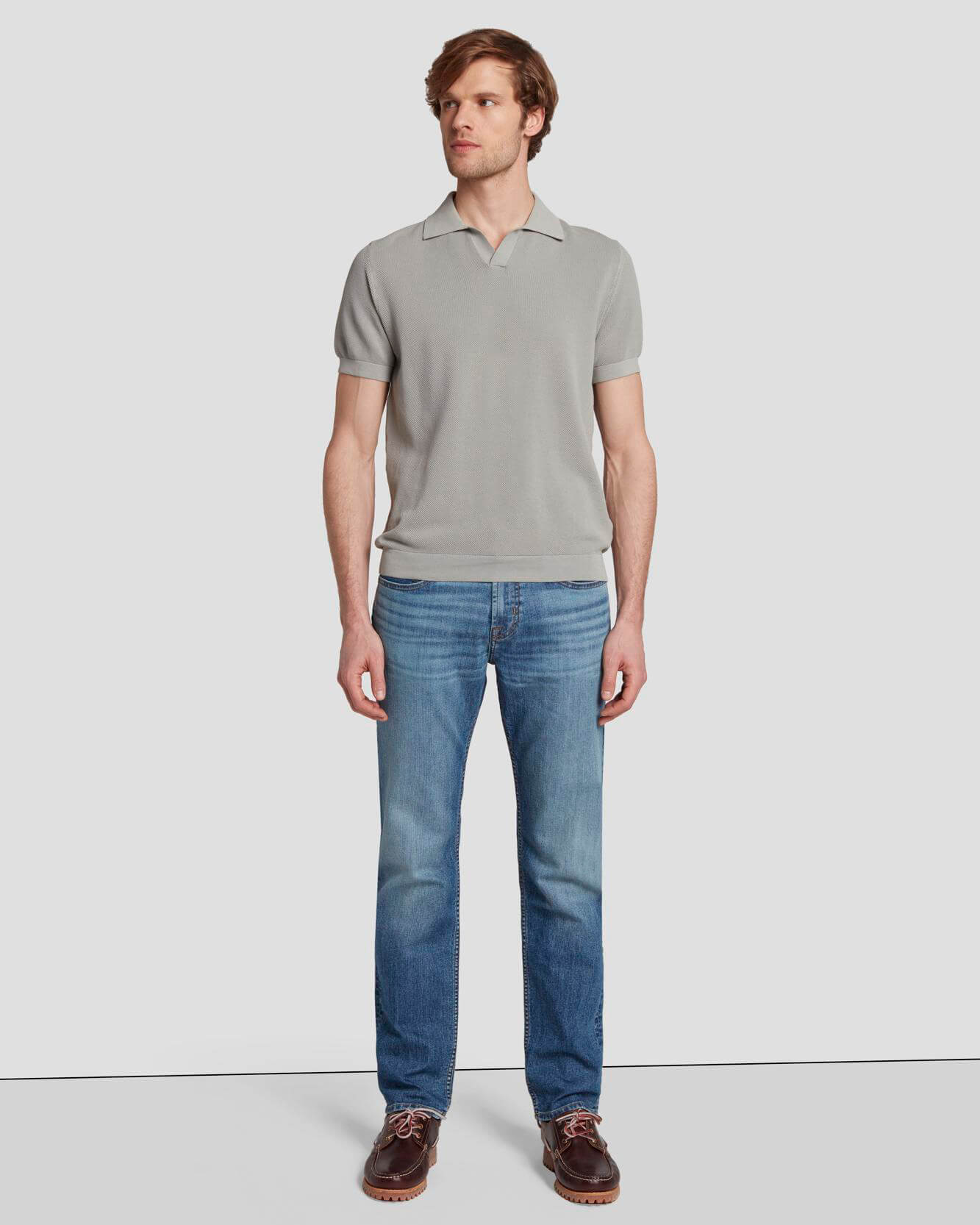 7 For All Mankind Airweft Straight in Alameda 7T12183LAMD