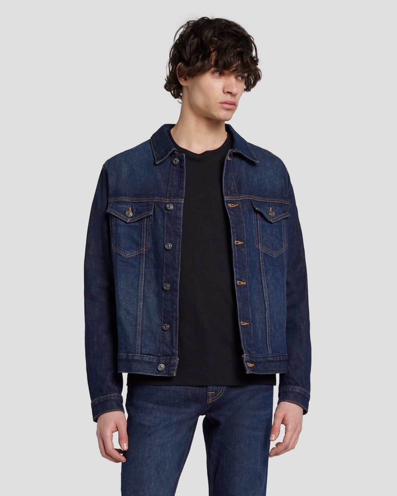 7 For All Mankind Perfect Jacket in Bonus Point 7T924C10BNP
