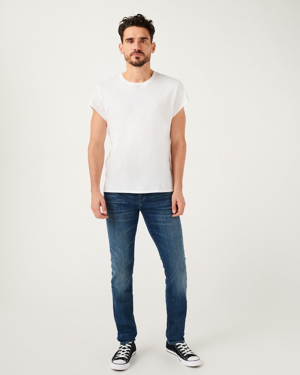 7 For All Mankind Airweft Paxtyn Skinny in Flash AT185834PFLAS