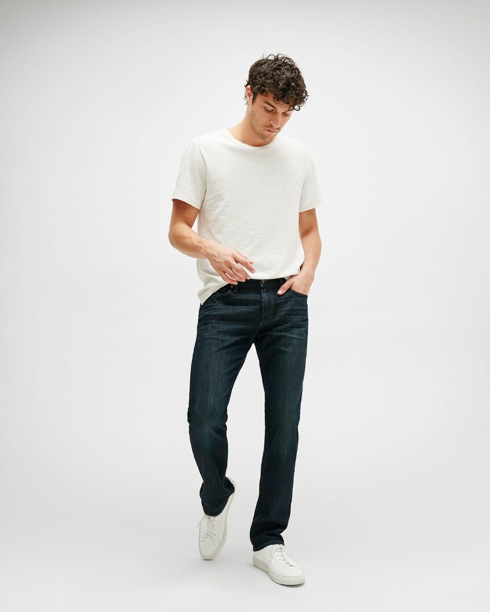 7 For All Mankind Airweft Denim The Straight in Perennial ATA121834APRNL